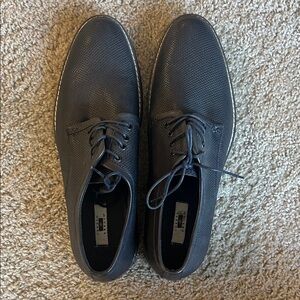 Joseph Abbound Men's Navy Leather Dress Shoes